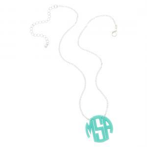 Monogram Acrylic Necklaces